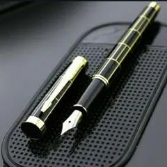 新品 激渋 万年筆 筆記 用具 ペン 黒 ベース 8