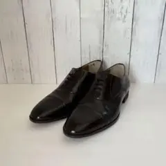 archive straight tip Japan leather shoes