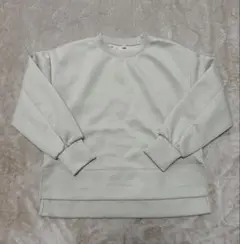 ライトグレー クルーネック スウェット