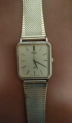 【E】稼働✨SEIKO DOLCE ツインクォーツ　シルバー　9641-7000 1980 Seiko Dolce Twin Quartz 9641-7000 – TokeiMedic