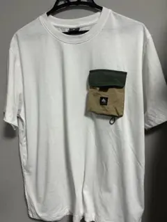 LOGOS Park フロントポケット Tシャツ L ホワイト