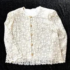 ☆ ジュネビビアン GENETAMANTレースカットワーク ジャケット