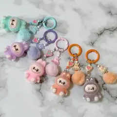 ❤︎まとめ買い歓迎❤︎ スカイブルー ぬいぐるみキーホルダー 新品 数量限定
