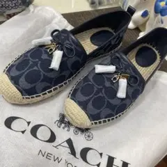 COACH/エスパドリーユスタイルスリッポン/正規品