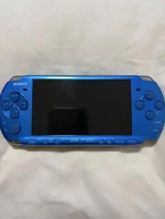 【PSP】本体 青　3000番　メモリースティック16GB付き！