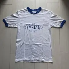 80s リンガーT シングルステッチ　USA製　アーカイブ　フェード　白　アート