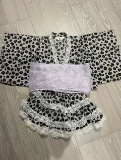 ❤️ヒョウ柄 浴衣ドレス 100cm❤️