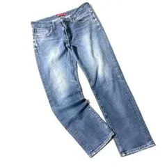 【美品】レッドカード×ビームス　デニムパンツ　ジーンズ　テーパード　伸縮　日本製
