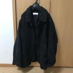 SHAGGY SHORT SOUTIEN COLLAR BLOUSON