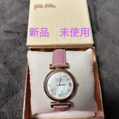 Folli Follie ピンクレザー アナログ時計　新品　未使用