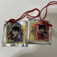 名探偵コナン　お守り風アクリルキーホルダー　新一　蘭
