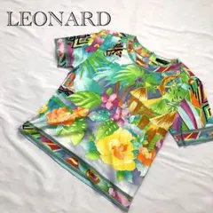 LEONARD/半袖/カットソー/フラワー/花柄