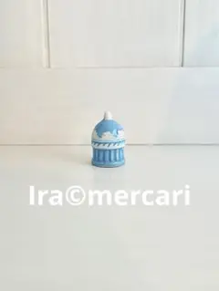 2010年ウェッジウッド風　シュガーポット　フェーブ　フェーヴ　ミニチュア陶器