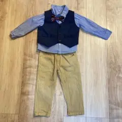 フォーマルスーツ ベスト付き　100