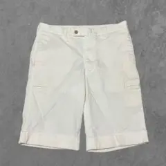 Callaway golf♡細コーデュロイハーフパンツ　ストレッチ　ホワイト　M