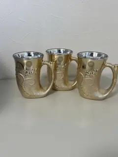 Royal Glass Ware 菊花紋章入り3点
