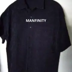ブラック 半袖シャツ 胸ポケット付き