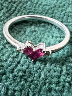 希少 正規品 美品 ミステリアスハート 指輪 リング 6号 本物 ハート ルビー 希少 正規品 美品 ミステリアスハート 指輪 リング 6号 本物