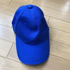ブルーのキャップ　フリーサイズ