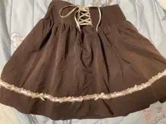 【新品未使用】Ank Rouge アンクルージュリボンレースアップミニスカート
