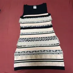 シャネルカシミア100%ミニワンピース