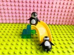 ペンギン２羽セット　 アンパンマンブロックラボ レゴデュプロ互換品