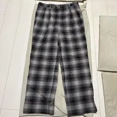 バレンシアガ　スラックス　チェック