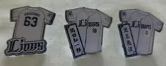 ⭐西武ライオンズ　ピンバッチ3個セット　隅田•長谷川•児玉