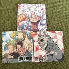 新品　未使用　ナツコミステッカー　怪獣8号　ONE PIECE