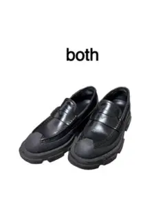both - GAO LOAFER-SPAZZOLATO-BLACK