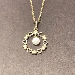 【ジュエリーマキ】k18 アンティーク ジュエリー ペンダント ネックレス