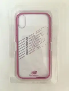 【美品】new balance iPhoneXR対応ハイブリッドクリアケース