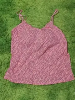 UNIQLO　ピンク花柄　ブラトップ　キャミソール XL