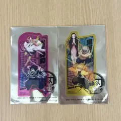 劇場版 鬼滅の刃 入場者特典 クリアカード 伊黒 甘露寺 禰豆子 伊之助 善逸