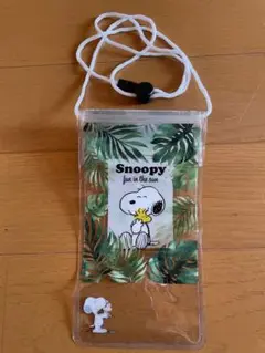 スヌーピー 防水スマホショルダーストラップ