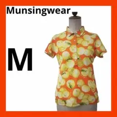 Munsingwear マンシングウェア　レディースゴルフ半袖ポロシャツ M