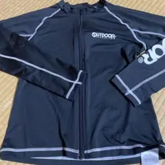 OUTDOOR ラッシュガード ブラック 150