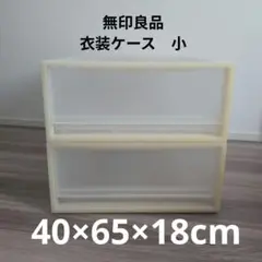 無印　ポリプロピレン　衣装ケース　小　2個セット