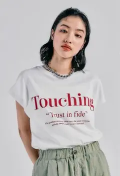 ☆LEPSIM レプシィム カラーロゴワイドフレンチ Tシャツ オフホワイト☆