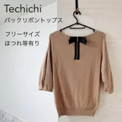 Techichi バックリボントップス フリーサイズ