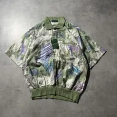 Vintage allover design polo shirt