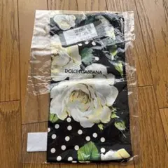 Dolce & Gabbana 花柄ドットスカーフ