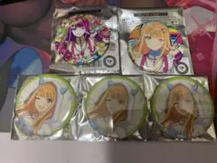 紫雲清夏 学園アイドルマスター 学マス 缶バッジ pop upと原宿　5点セット