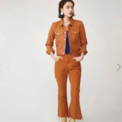 SLY JEANS デニム　ジーパン　ジーンズ　新品　オレンジ　切れっぱなし