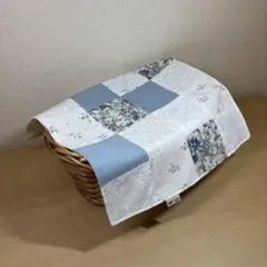 ハンドメイド　マルチカバー　パッチワーク　マルチクロス　かごカバー　かけカバー