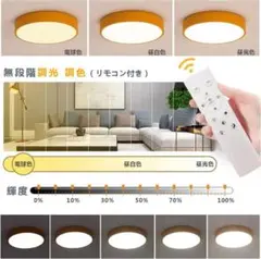 シーリングライト 省エネ ４～６畳 リモコン付き LED照明器具 調光調色