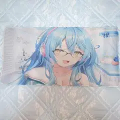 匿名配送　雪花ラミィ　プレイマット　30×60　1
