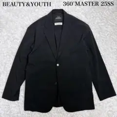 美品 25SS 360°MASTER リラックス 2ボタン ジャケット L 黒