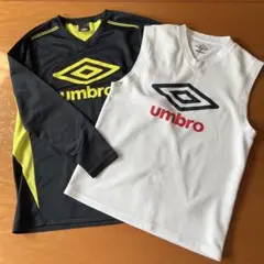 umbro ロンT ノースリーブ　2枚セット