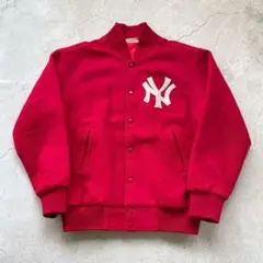 【■激レア■】90s NYヤンキース スタジア厶 ジャケット ビンテージ
